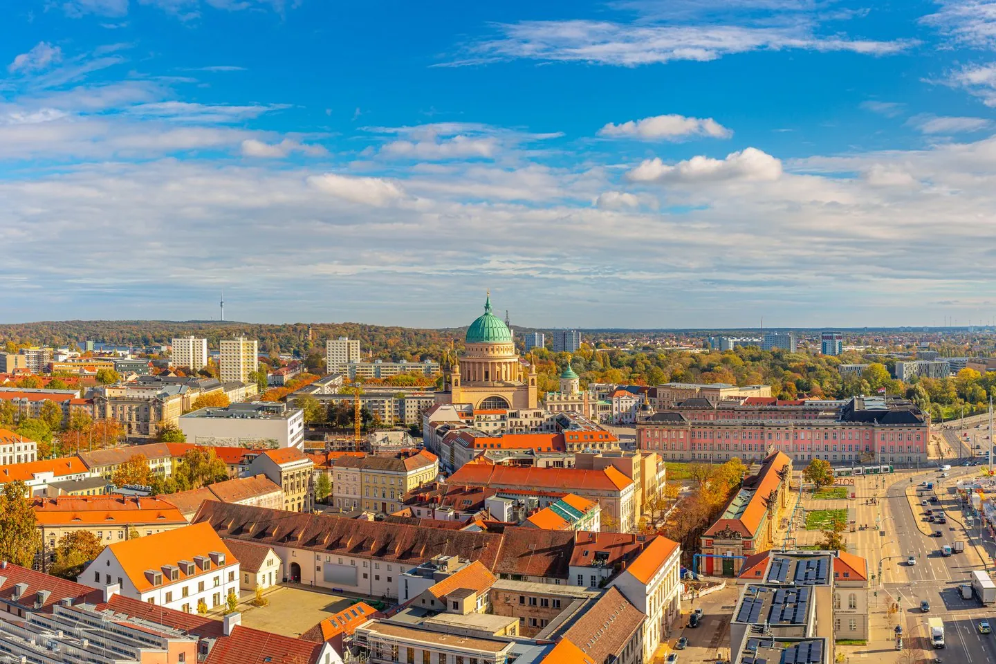 Die Skyline von Potsdam