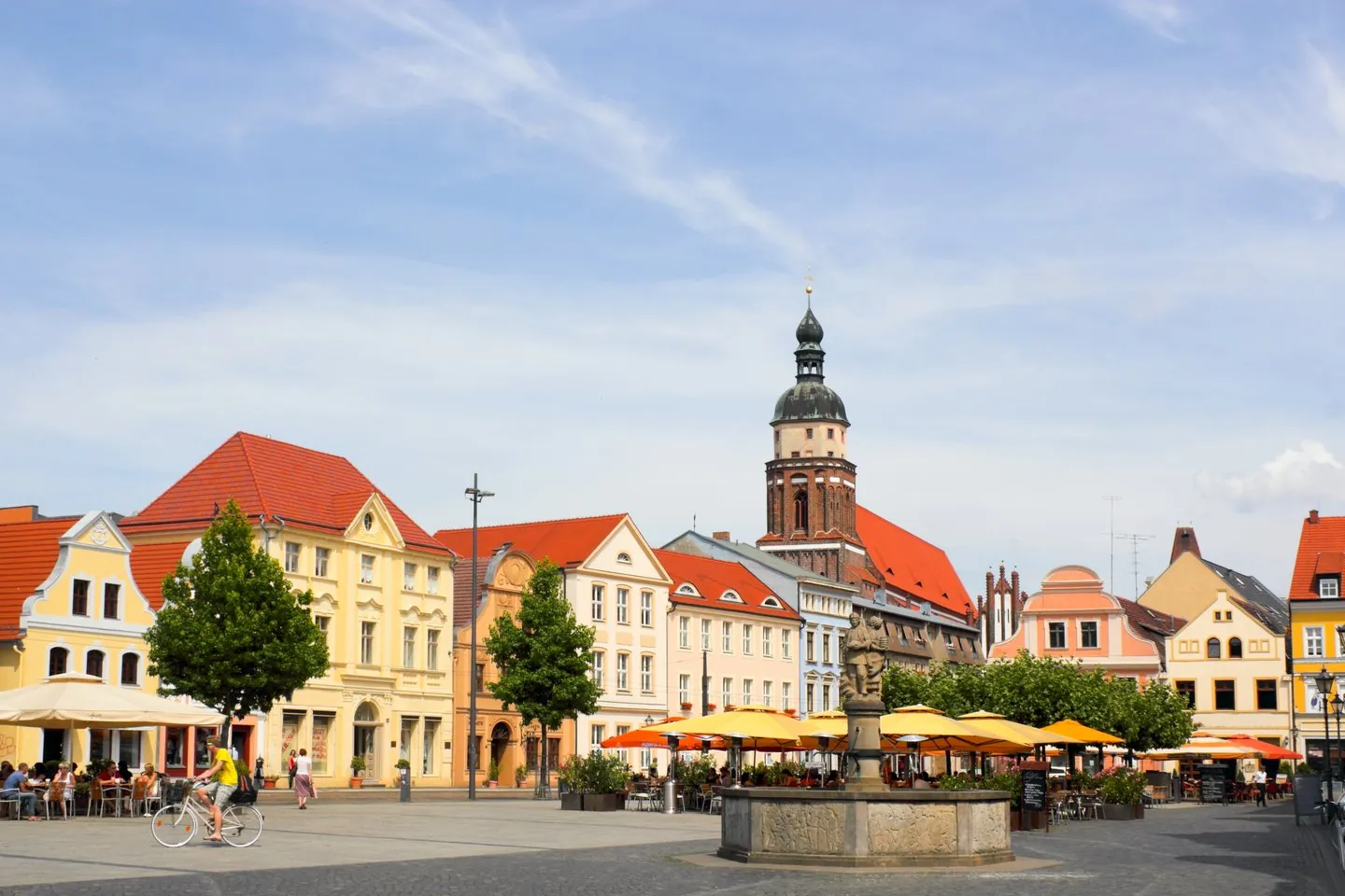 Der Altmarkt von Cottbus