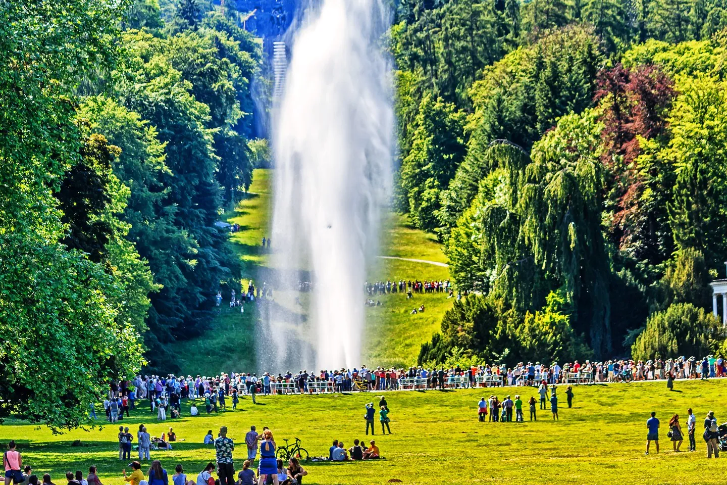 Entspannung nach dem Lernen im Bergpark in Kassel